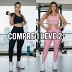 Kit 2 Leggings Suplex Femininas – Modela o Corpo, Valoriza suas Curvas e Não Fica Transparente + Entrega Grátis