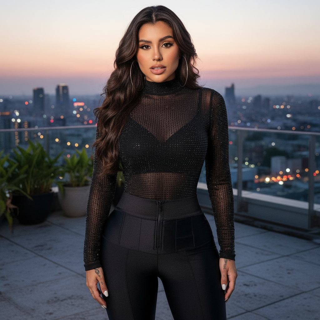 Calça Lipo Feminina Legging Modeladora em Tecido Suplex Power Alta Compressão