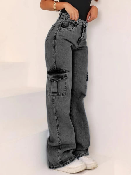 calça jeans wide leg feminina, calça jeans feminina cintura alta, calça jeans marmorizada, calça jeans pantalona feminina, calça jeans boca larga, wide leg feminina, pantalona jeans feminina, jeans feminino estilo urbano, calça feminina moderna, calça jeans alta modelagem, jeans feminino marmorizado, calça jeans boca larga cintura alta