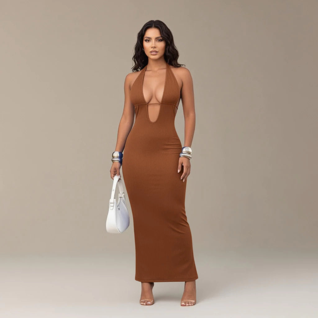 Vestido Longo Feminino Suplex