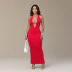 Vestido Longo Feminino Suplex